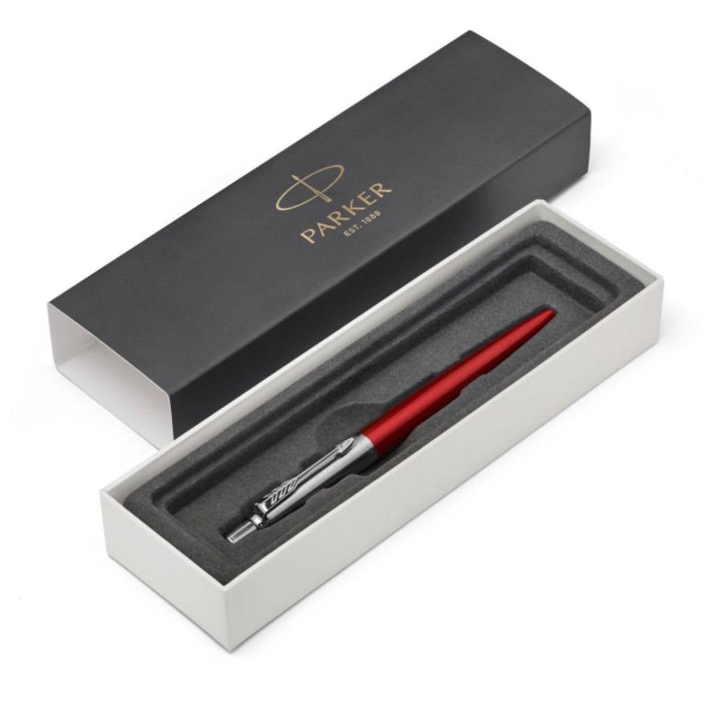 PARKER Jotter Röd CT Kulspetspenna Medium Gåva Officiell Produktnummer 1953348 Penna, Spets, Oljebaserad, Förpackad, Importerad,