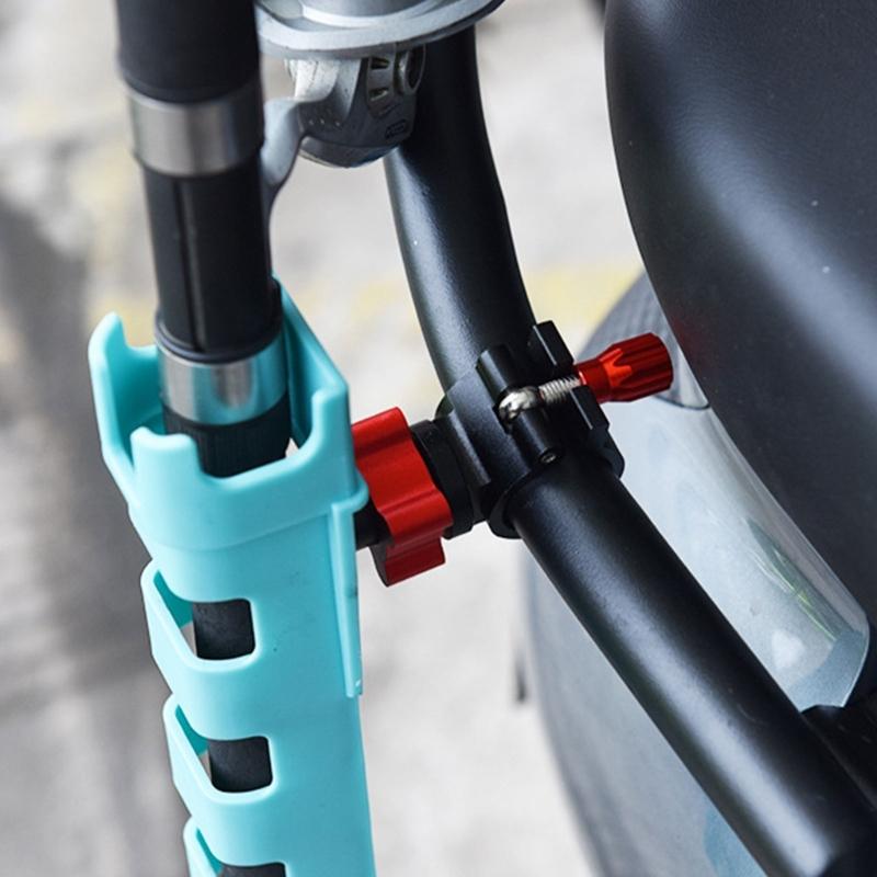 Universal Adjustable Rod Rack Brackets Replacement Light Weight Motorcycle Fishing Roles Holder Easy To Install
