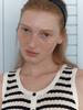 Elssibeui Linen Stripe Sleeveless Knit_Black