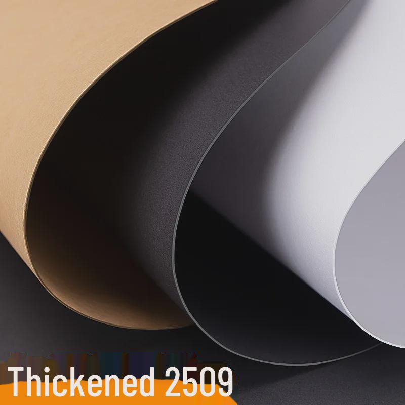 Hârtie Artizanală Rotundă Kraft Yuanhao pentru Pictură - Alb & Negru, 25/29cm