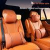 BMW Kopfstützen-Nacken- und Lendenwirbelstützkissen-Set für 3er/5er Serie & X1/X3/X5/X6 - Universell, Ganzjahres