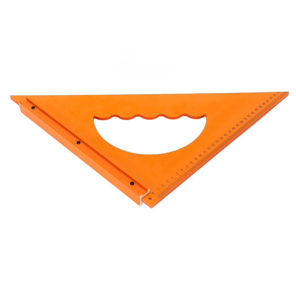 Woodworking Triangular Plate Ruler Accurate Measurement Double Sided Scale 90 Degrees Woodworking Ruler