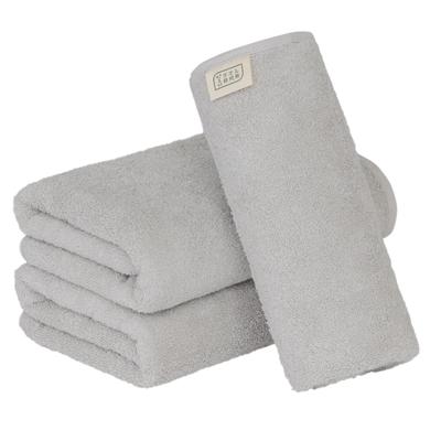 Towel Institute Mini Bath Soft Set of Fast Quick Less Shedding Colors To Choose Japan Technology [Daily Simple] #001 Towel, Gray, 3, Absorption,