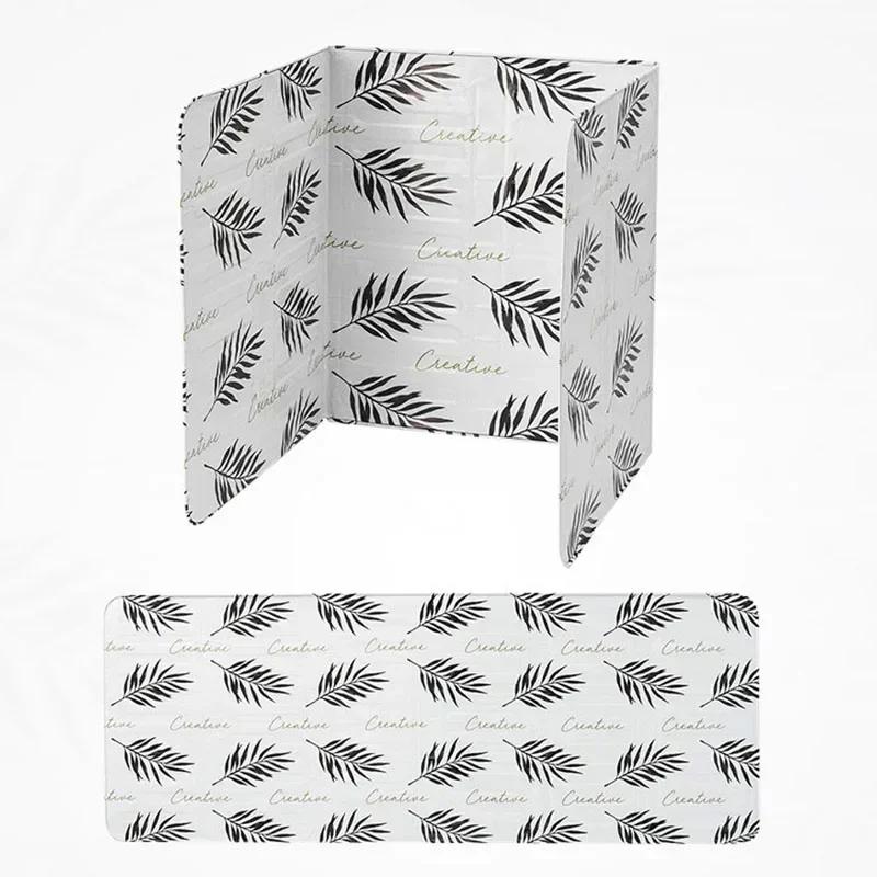 Ochranný plech proti stříkajícímu oleji Skládací kuchyňská ochrana proti stříkání při vaření Odstranění oleje z plynového sporáku Ochrana proti rzi proti sporáku