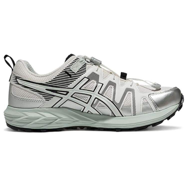 Asics GEL-SONOMA FE Wear-Resistant Breathable Rebound Low-Top Trekking Shoes Unisex Silver Sneakers 1011B999-101