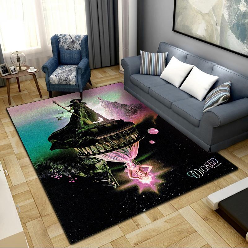 Wicked Carpet Rug for Living Room Bedroom Home Sofa Decoration,Kids play Non-slip Floor Mat