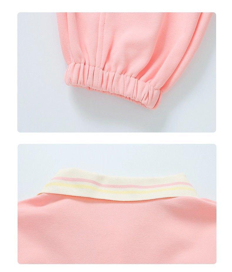 2025 Spring Stylish Two-Piece Cartoon Suit for Girls - Casual Autumn Wear