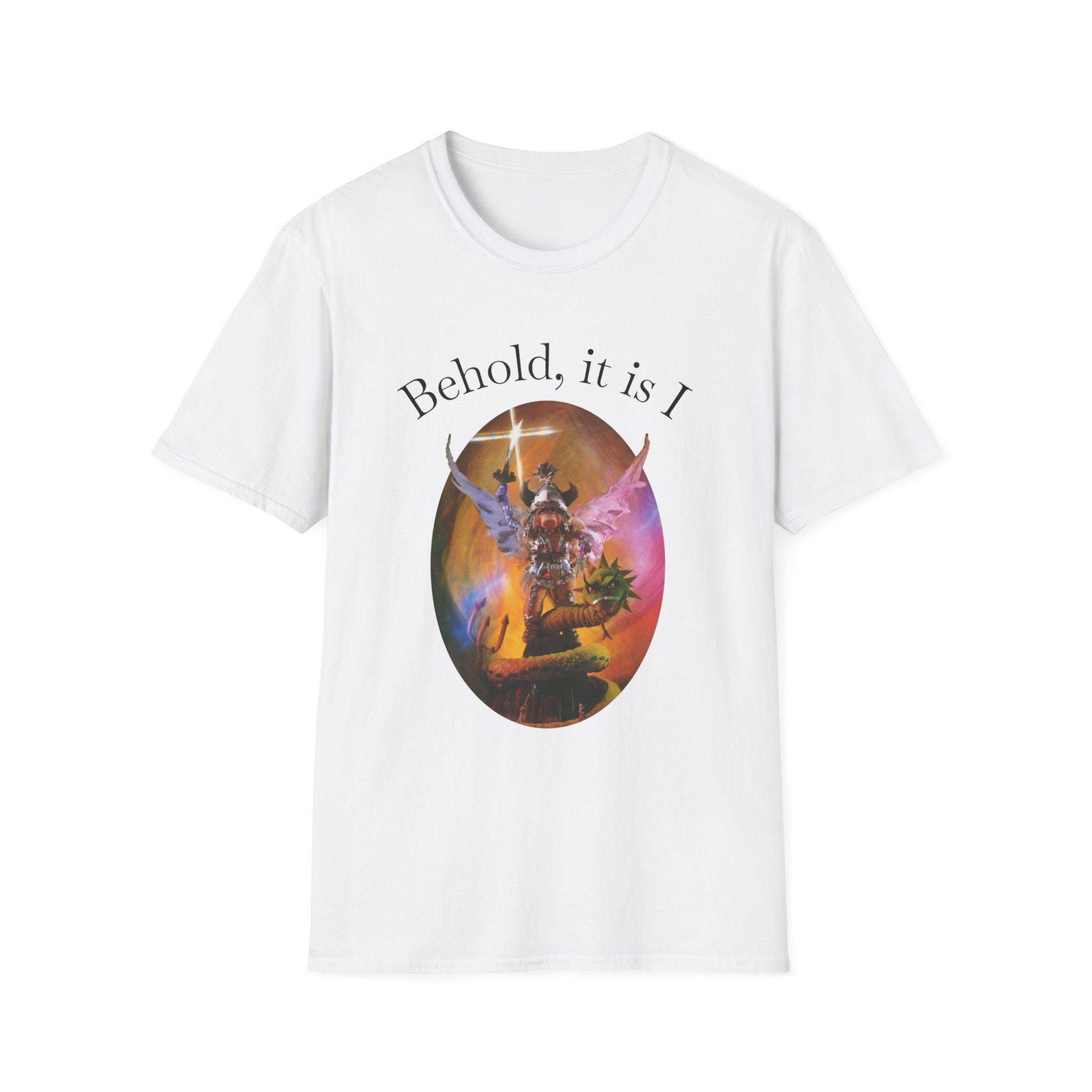 Behold It Is I graphic T-Shirt | Fantasy Warrior Illustration 4XL