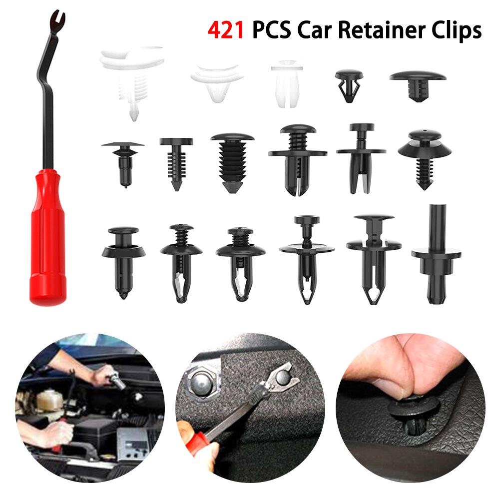 500-Piece Car Clip Set for Fender Liners, Door Panels, Bumpers