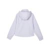 Skechers Colorful Casual Series Solid Color Zip Jacket Women Jackets Stone-Purple L323W077-00FW