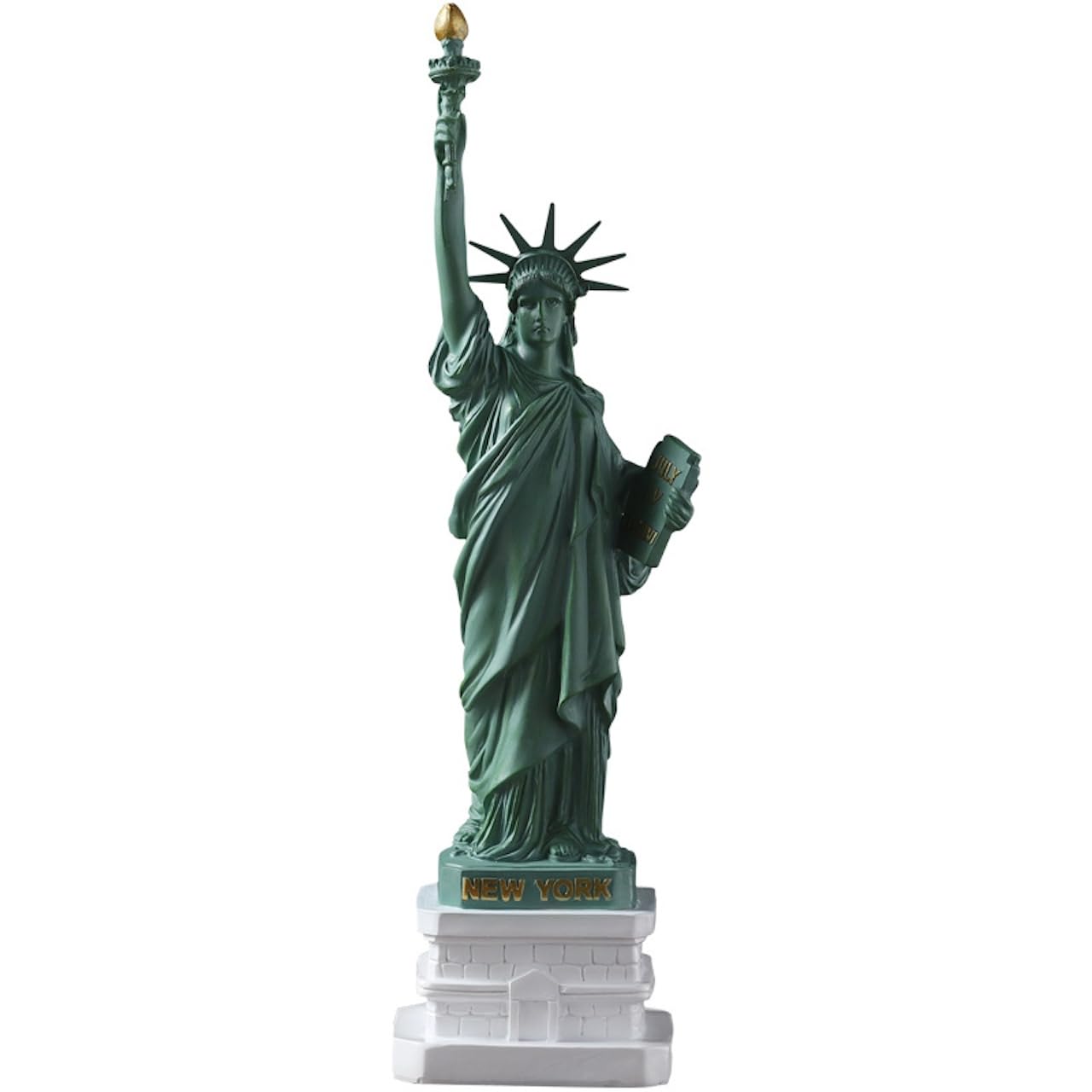 

[Queen-b] Statue of Liberty Object Figurine Statue American Interior New York Tabletop Decoration Ornament Model Replica (Small)