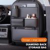 Multi-functional Car Seat Back Organizer with Tissue Holder Car Seat Back Storage Bag