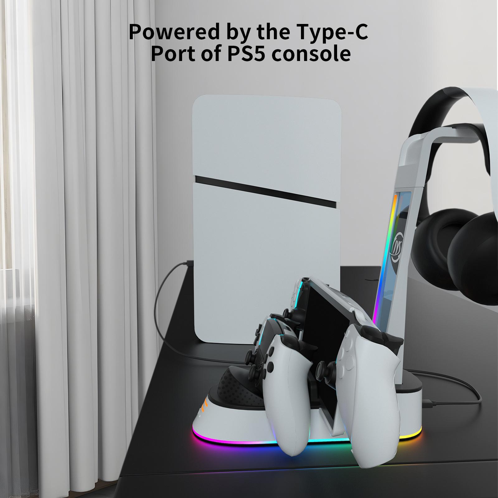 Для PlayStation PS5 Portal Remote Player Зарядное устройство для док-станции Гарнитура — фото 11