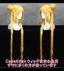 CaseEden Cosplay Long Bun Heat 2 Wig Nets Wig, Hair, Resistant, Gold, Blonde,