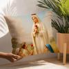 Christian Virgin Mary Cross Pillow Case Plush Fabric Soft Pillowcase Double Sided Print Cushion Cover Household Gifts