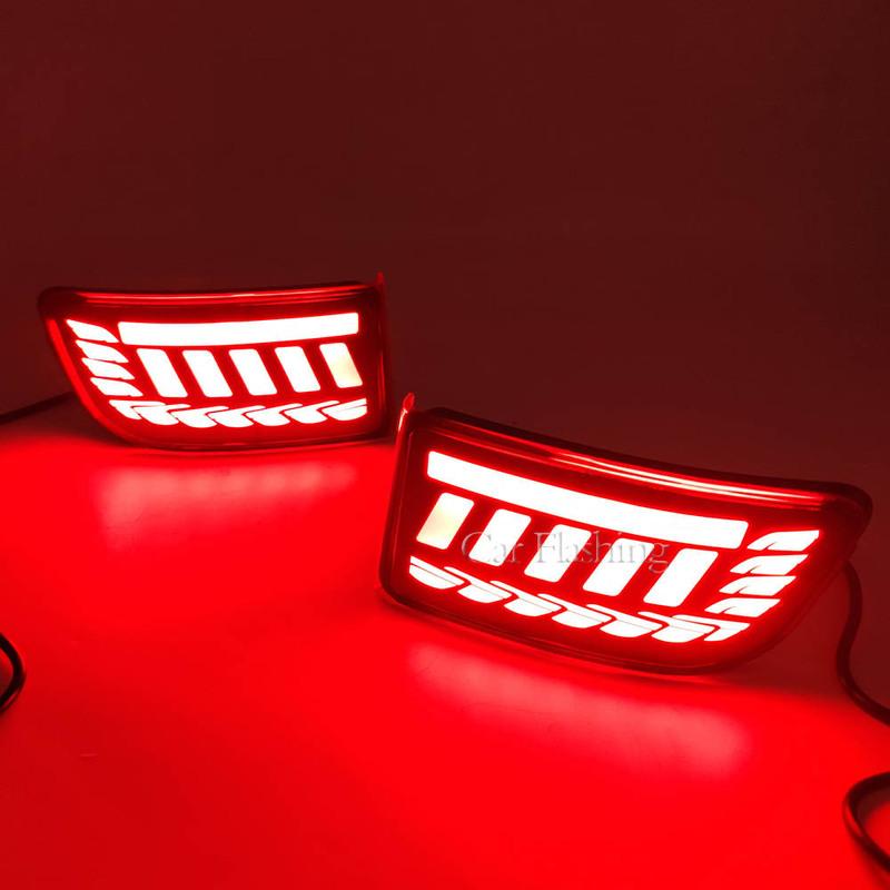 LED Rear Lights For Toyota Land Cruiser Prado LC120 Fj120 120 4Runner 2003-2009 Reflector Brake Bumper Lamp