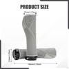 2 Pieces Bike Handlebar Grips Grip Rubber Lightweight Anti Slip Shock Absorption