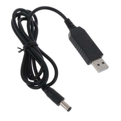 Cablu Booster USB la DC5.5x2.1mm Gaură Rotundă Lung de 100cm Cablu Booster pentru Routere Cablu 5V Booster la 12V Cablu de Încărcare