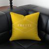 LUXURY moda Italia eleganza casa FFrette Copricuscino Federa Antiacaro Cerniera invisibile peluche setoso cuscino