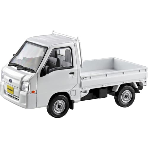 Aoshima Bunka Kyozai 1/32 Scale Rakupla Snap Kit No.05-FW Subaru Sambar Truck Frost White Pre-Colored Plastic Model Kit (Car)