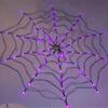 Creative Halloween LED Light String Funny Atmosphere Light Spider Web Light  Prop Layout