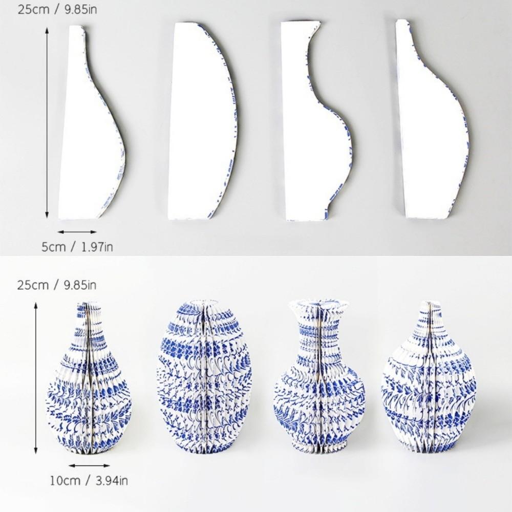 Handgefertigte Wabenpapier-Vase Dekorative Tischdeko Wohnzimmer