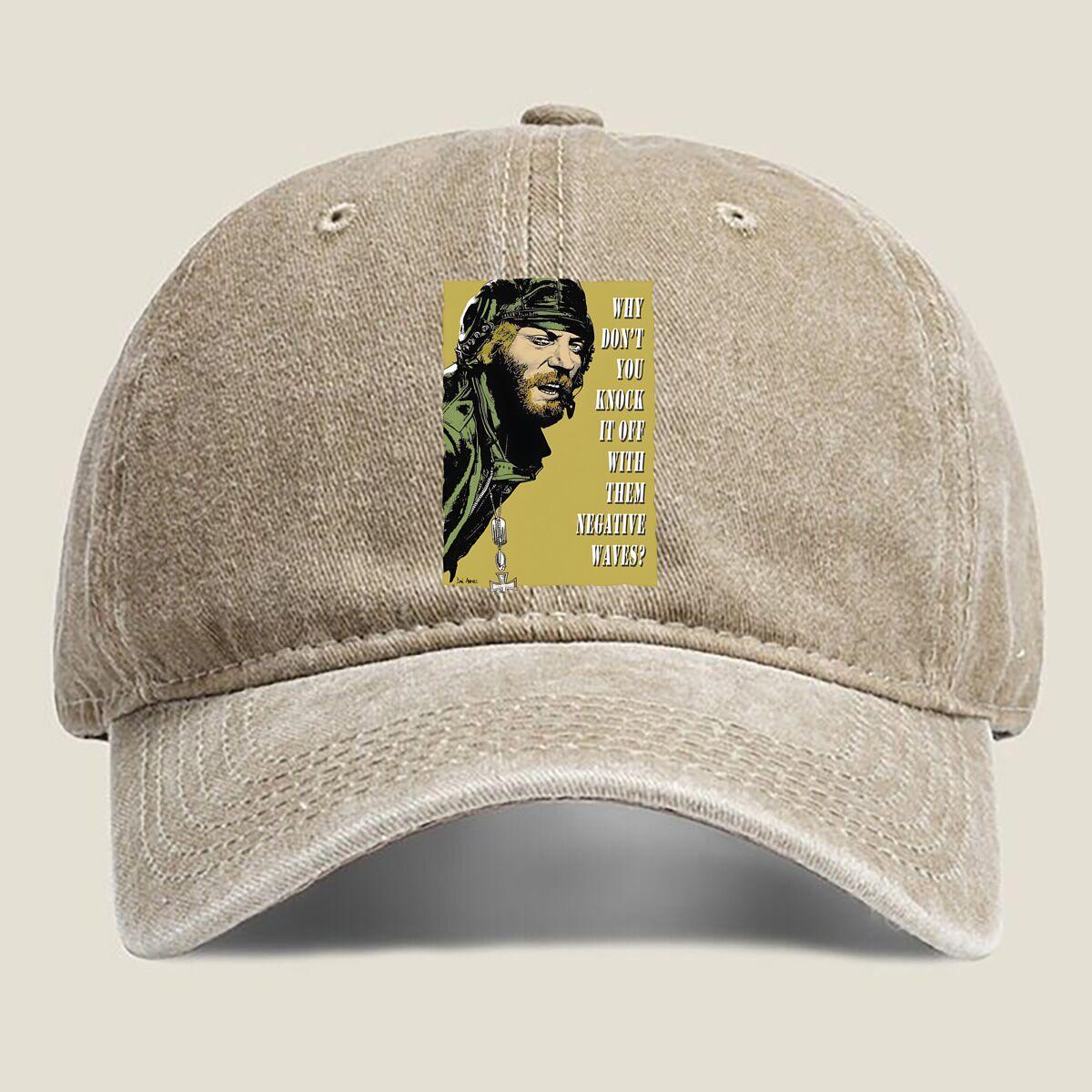 

Retro Quote Poster Graphic Fashion Washed Baseball Cap Outdoor For Womens Unisex Female Beach Dad Hat Hip Hop One Size хаки