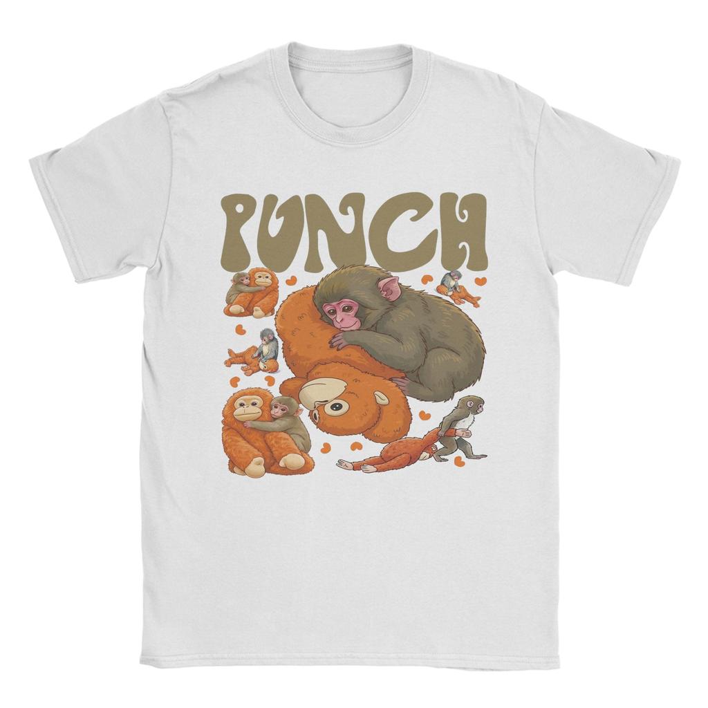 Punch Monkey T Shirt Mens  Pure Cotton Novelty TShirt O Neck  Tees Short Sleeve Clothes Gift