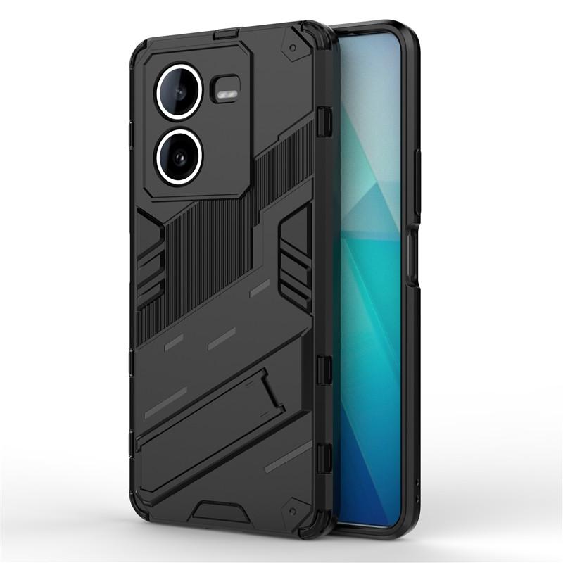 For Vivo IQOO Z8 Case For IQOO Z8 5G Cover 6.64 Inch Punk Armor Shockproof Hard Rubber Bracket Bumper For Vivo IQOO Z8 Fundas