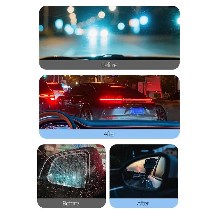 Car Glass Oil Film Remover Automotive Glass Sponge Cleaning Brush Front Inner Windshield Glass Oil Film Cleaner For Car Cleaning
