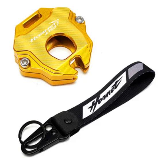 CB750 Motorcycle Accessories CNC Key Case Cover Shell Embroidery Badge Keyring For HONDA Hornet CB 750 HORNET 2023