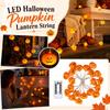 Indoor Halloween Pumpkin String Lights with Remote Control for Home Decor