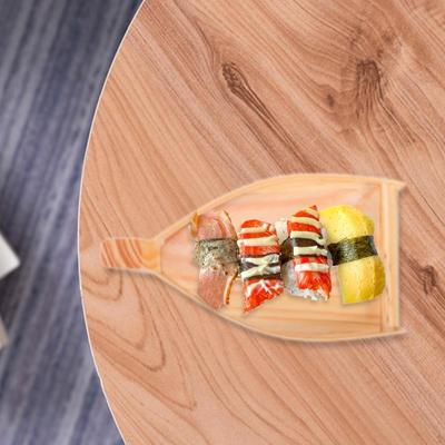 Tanier na sushi v tvare lode, Nádoba na jedlo, Dezertný šalátový predjedlový servírovací podnos pre kaviareň, kuchyňu