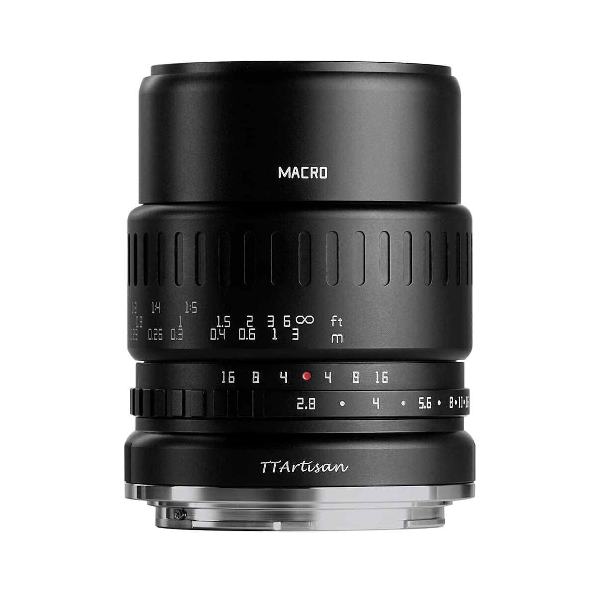 TTArtisan 40mm Макро Объектив Z-Mount Фикс-объектив Совместимый с Nikon Z Макрообъектив с ручной фокусировкой для беззеркальных компактных камер и для натюрмортной съемки Meisho Optical f/2.8 чёрный