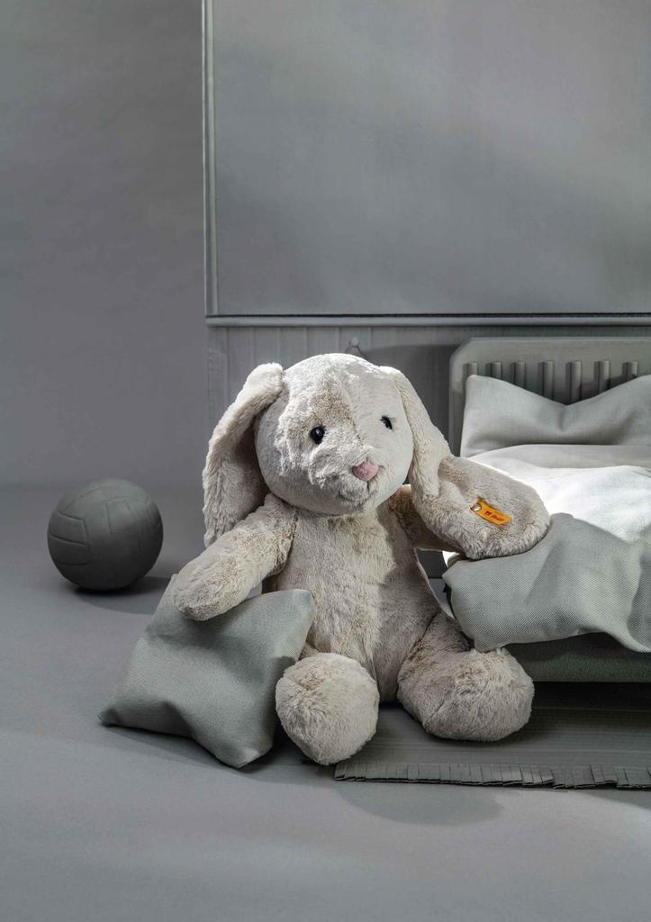 Steiff Cuddly Friends Hoppy the 080470 Japanese Rabbit, 28cm, (Official Product)