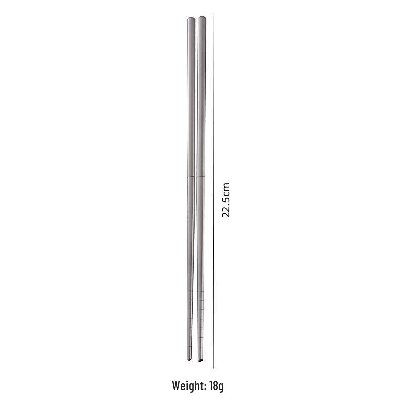 Dì Ruì ēn Portable Stainless Steel Folding Chopsticks