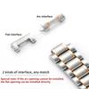 Solid Stainless Steel Watch Strap Universal Watch Chain Butterfly Clasp Watch Bracelet 12 14 13 15 17 18 19 20 22mm