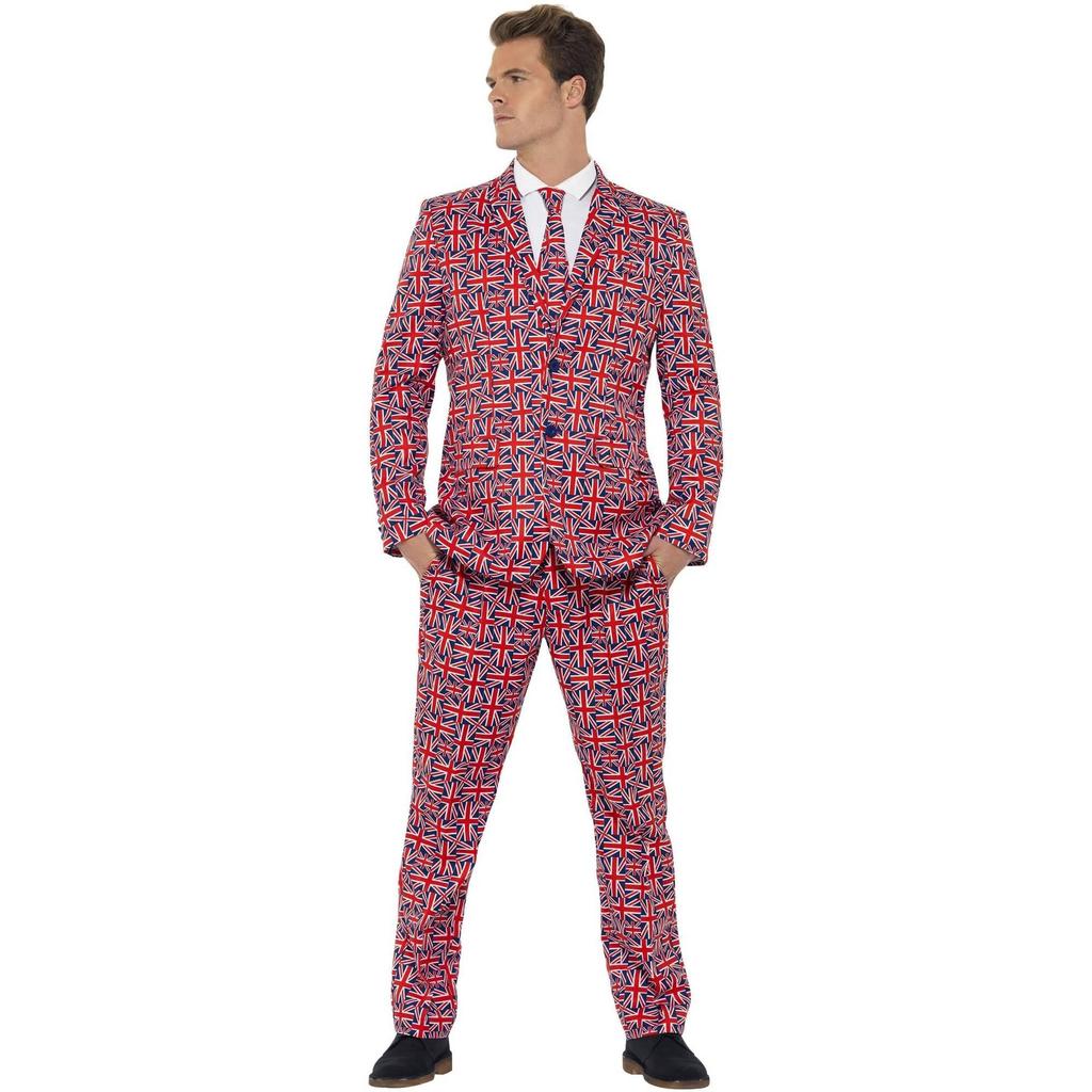 Smiffys Mens Union Jack Costume Suit