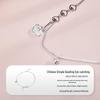 S925 Sterling Silver Ruyi Cloud Peace Lock Bracelet - Elegant Gift for Her, Perfect for Valentine's Day & Seven Stars Festival