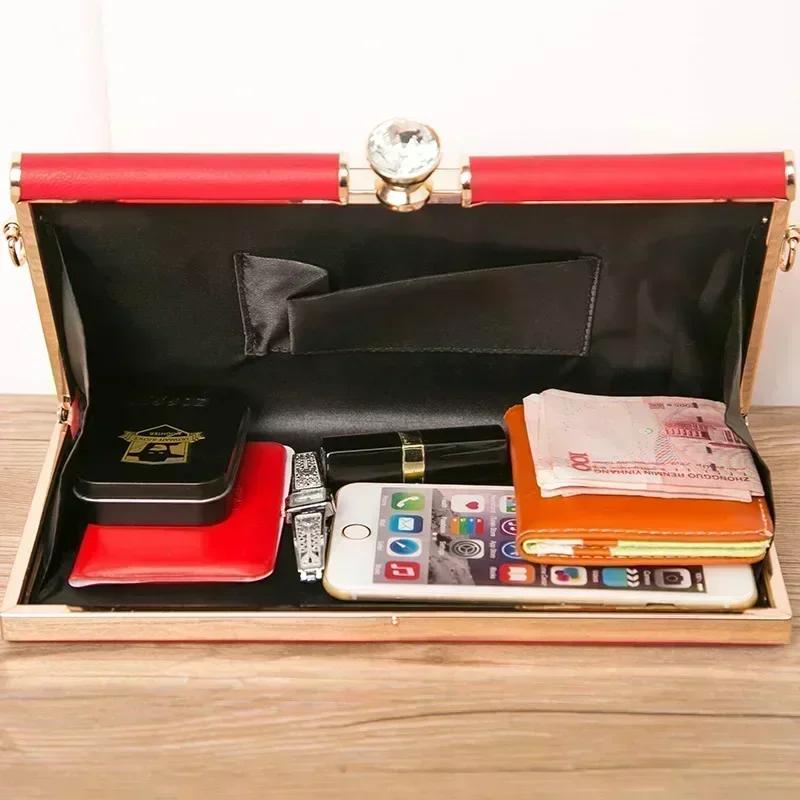 Reklamní jarní/letní nová banketní dámská taška s evropskými a americkými diamanty, módní jednoduchá diagonální