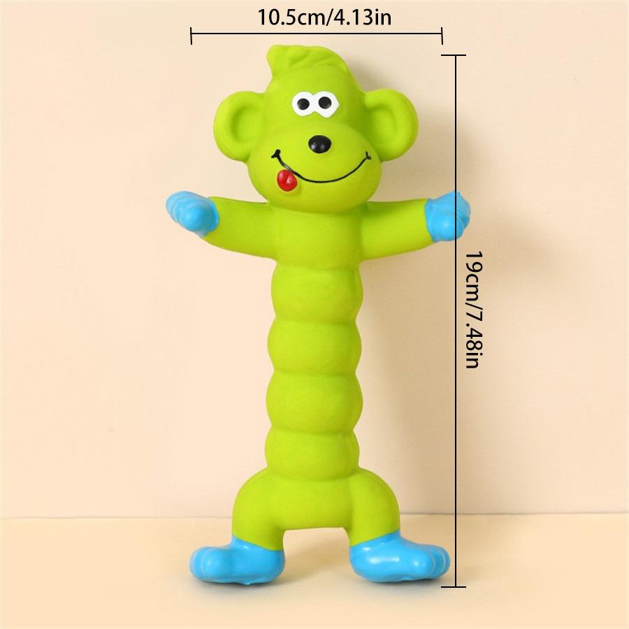 Dog Squeaky Toy for Teddy French Bulldog Latex Teeth Cleaning Chew Toy Self-Play Interactive Puppy Pet Durable Chewing Toys