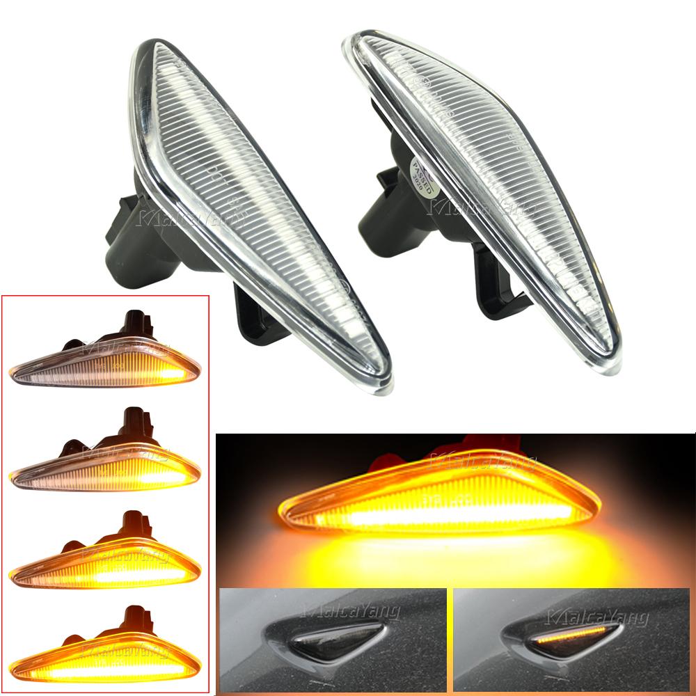 2pcs for Mazda 6 Atenza GH 2008 2009 2010 2011 2012 LED Car Dynamic Side Marker Blinker Light Signal Lamp Turn Signal Light