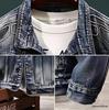 Men's Trendy Retro Embroidered Denim Motorcycle Jacket – Casual Loose-Fit, Versatile Autumn/Winter Style