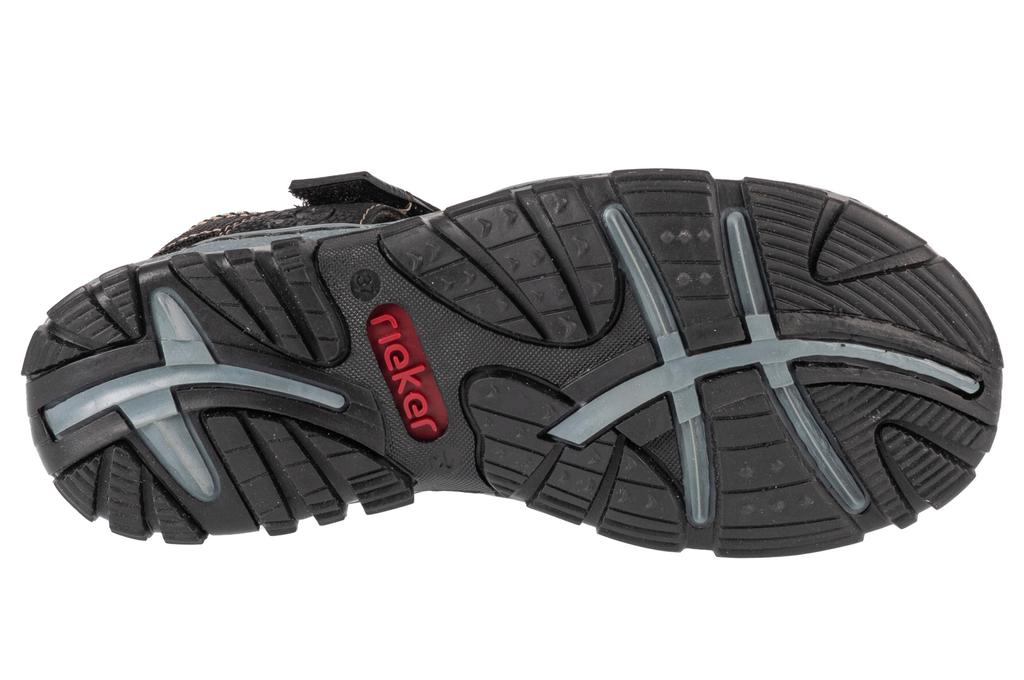 RIEKER Sandale, Sandale negre pentru femei