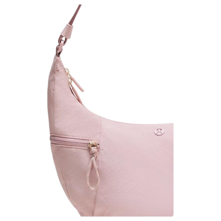 Lululemon Slouchy 6L Classic Logo Design Shoulder Bag Women bags Smoky-Pink LU9CACS-020392