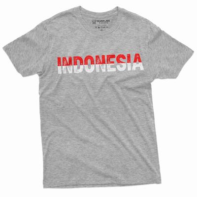 Herren Indonesien Shirt Indonesische Geschenke Indonesien Unabhängigkeitstag T-Shirt