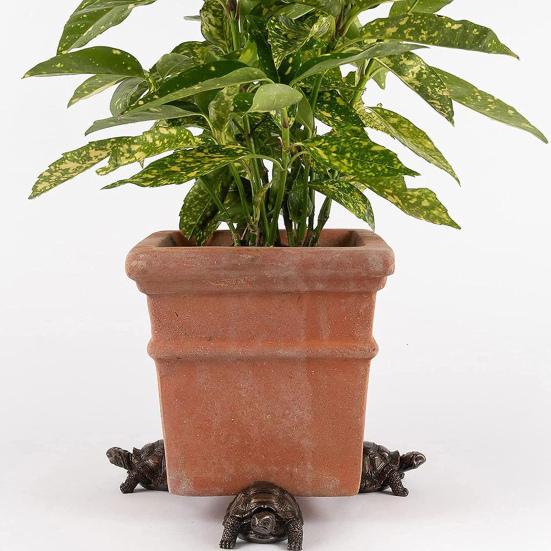 3Pcs/Set Stone-like Resin Modern Unique Weather Resistant Plant Pot Feet Plant Pot Stands