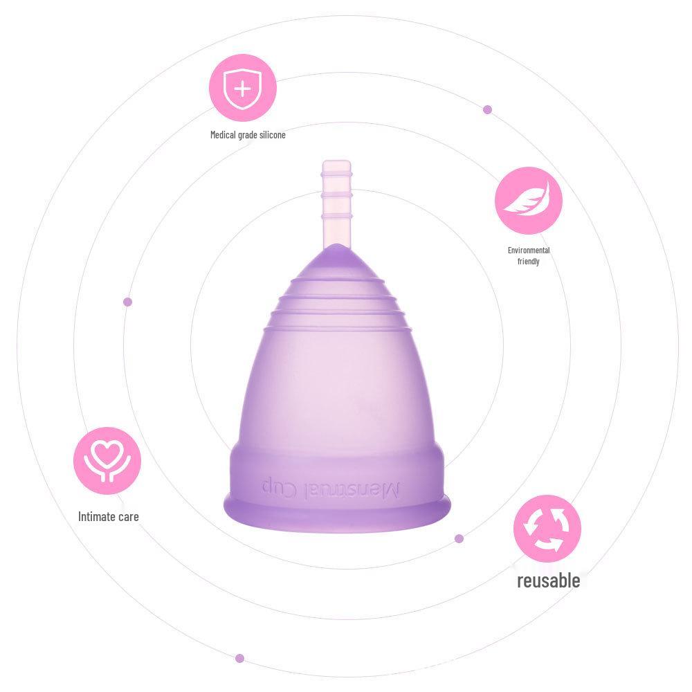 Microwave-Safe Foldable Silicone Menstrual Cup for Travel