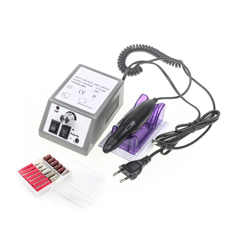 Electric Nail Art File Drill Manicure Polisher Machine Pedicure Care Sander Grinder Salon Kit