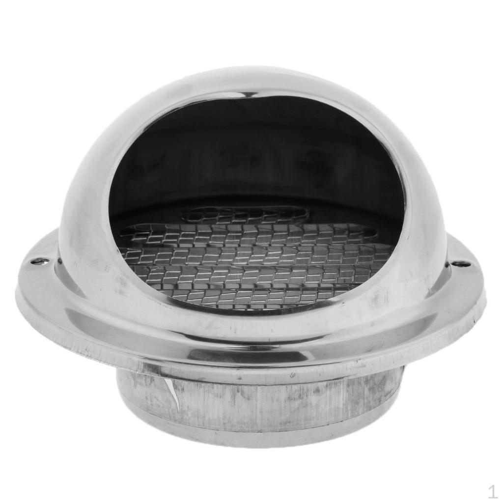 

Grille Outlet Exhaust Port, Thickened Stainless Steel 304, Generally Equipped with Ventilation Fans, 80mm